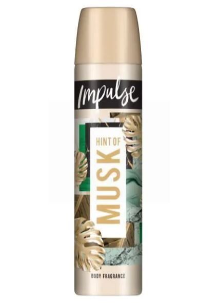 Impulse Fragrance Body Spray For Ladies - Hint of Musk - 75Ml
