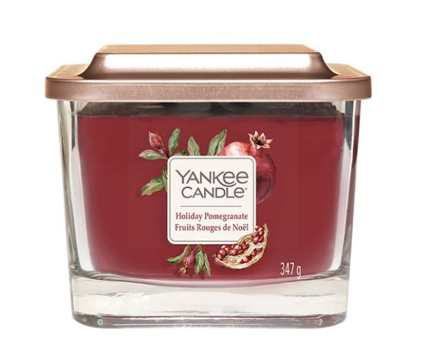 Yankee Candle - Elevation Collection with Platform Lid - Holiday Pomegranate - 347g 