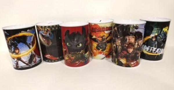 How to Train Your Dragon Money Tin/Box - Assorted Images - 15 x 10cm