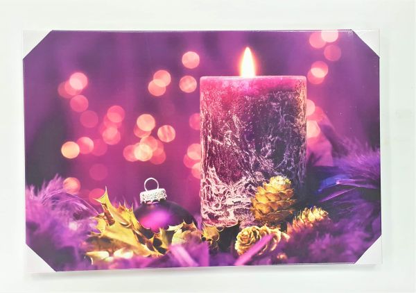 CHRISTMAS LED CANVAS WITH REMOTE 2 PACK