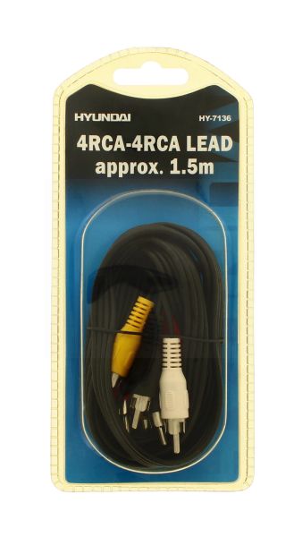 4RCA-4RCA LEAD APPROX 1.5M