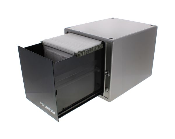 ONE TOUCH STORAGE BOX WITH LOCK 80CD-DVD