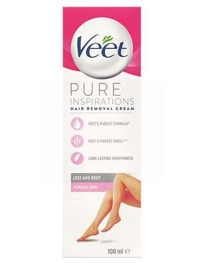 Veet Pure Inspirations Hair Removal Cream for Legs & Body - 100ml