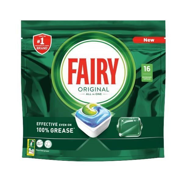 Fairy All-in-1 Dishwasher Capsules - Original - Pack of 16