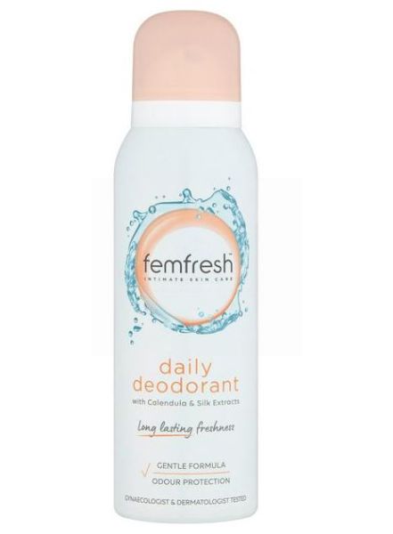 Femfresh Daily Deodorant Spray with Calendula & Silk Extracts - 125ml