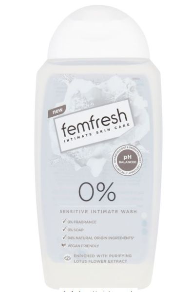 Femfresh 0% Sensitive Intimate Wash - 250ml