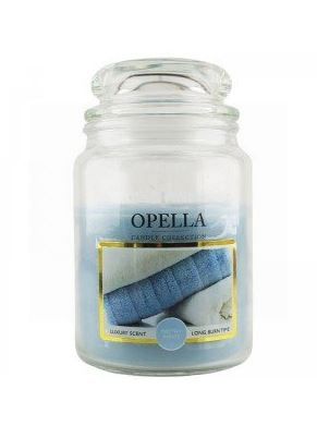 Opella Luxury Scent Glass Candle Collection - Large - Cotton Breeze - 1Kg 