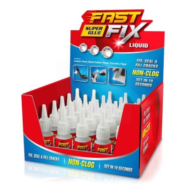 Fast Fix Non-Clog Liquid Super Glue - 15g 