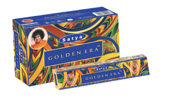 Satya Incense Sticks - Golden Era - 15 grams - Pack of 12 