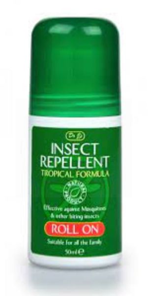 Dr Johnsons Insect Repellent Roll on - Tropical Formula - 50ml