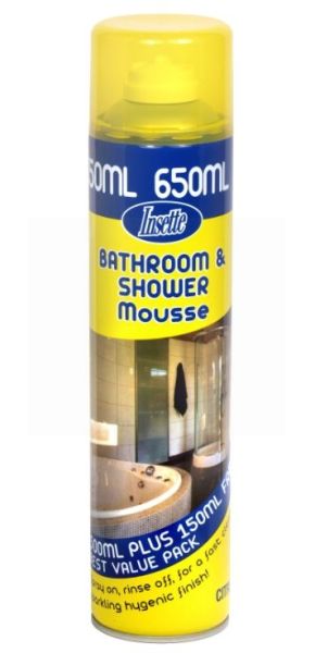 Insette Bathroom & Shower Mousse - 650ml - Exp: 07/24