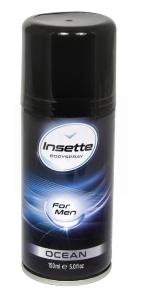 Insette Men's Bodyspray - Ocean - 150ml