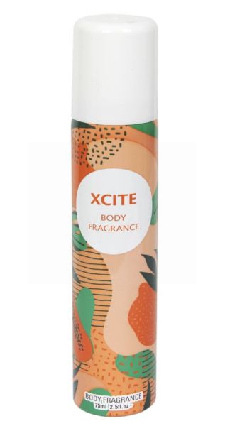 Insette Xcite Deodorant & Body Fragrance - 75ml