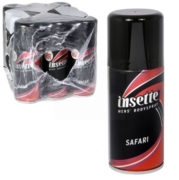Insette Body Spray For Men - Safari - 165Ml