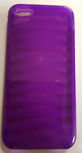 Iphone 5 Mobile Phone Gel Cover Case - Purple