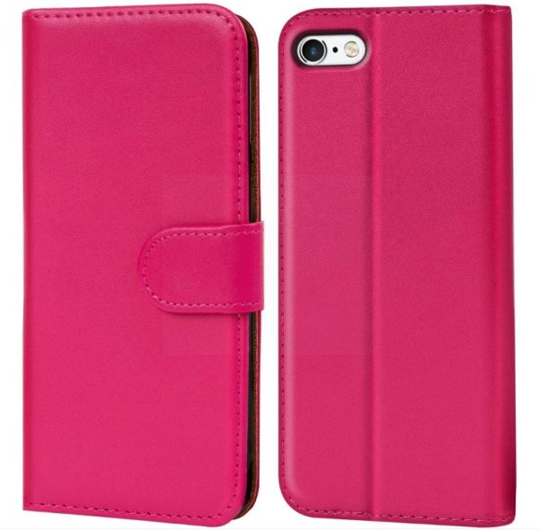 iPhone 6 Plus PU Book Case - Pink