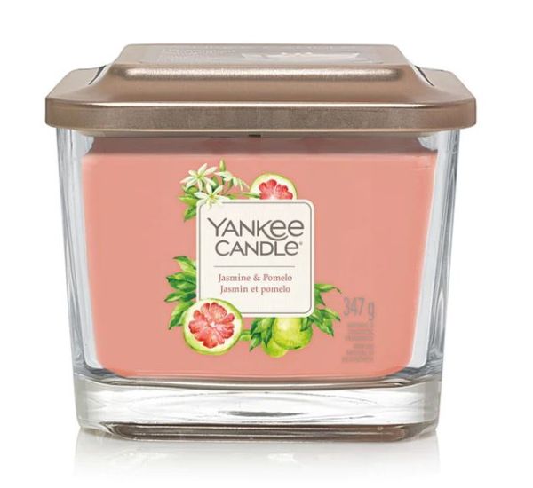 Yankee Candle - Elevation Collection with Platform Lid - Jasmine & Pomelo - 347g 