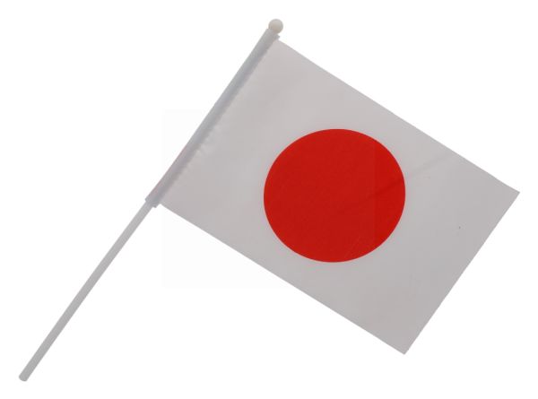 JAPAN MINI FLAG WITH POLE