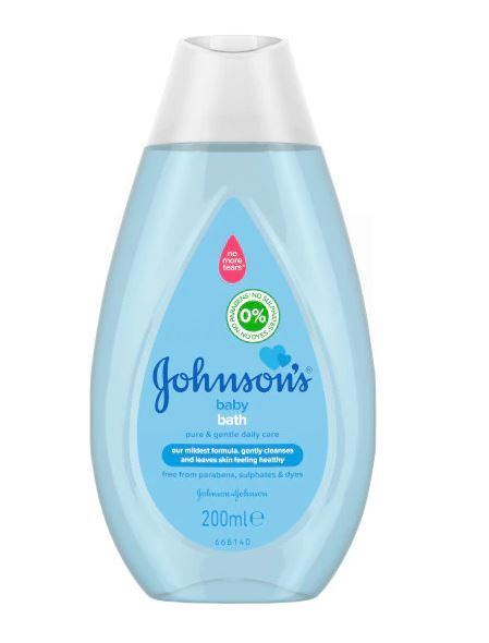 Johnson's Pure & Gentle Daily Care Baby Bath - 200Ml