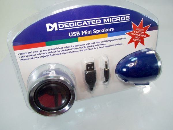DEDICATED MICROS USB MINI SPEAKERS
