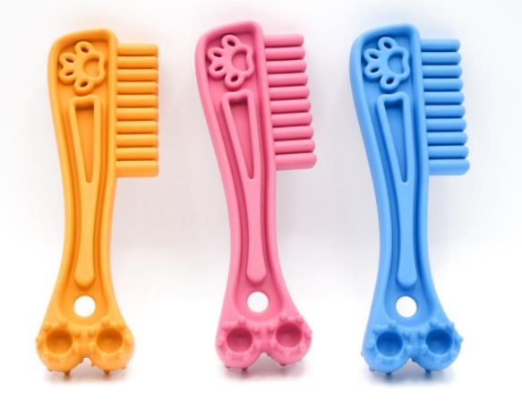 Ecopet Tooth Brush Toy - Assorted Colours - 13 x 5cm