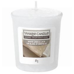 Yankee Candle - Samplers Votive Scented Candle - White Linen & Lace - 50g 