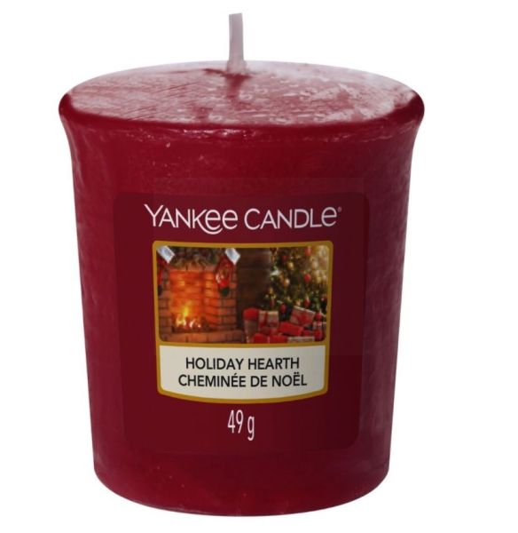 Yankee Candle - Samplers Votive Scented Candle - Holiday Hearth - 50g 