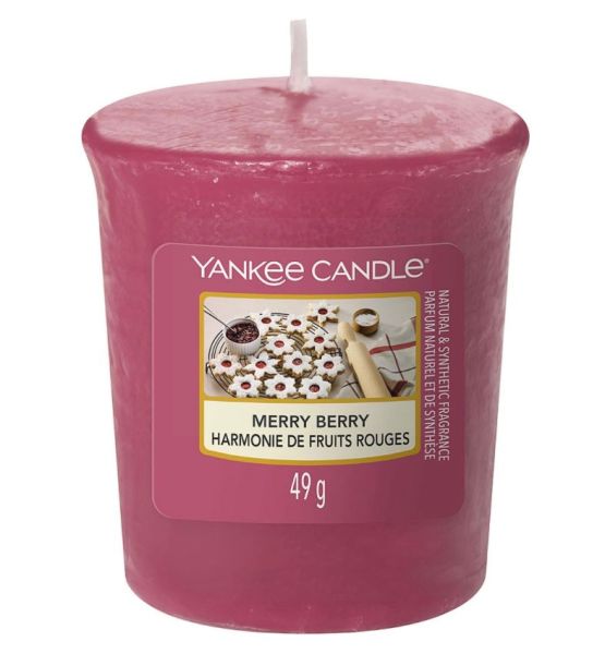 Yankee Candle - Samplers Votive Scented Candle - Merry Berry - 50g 