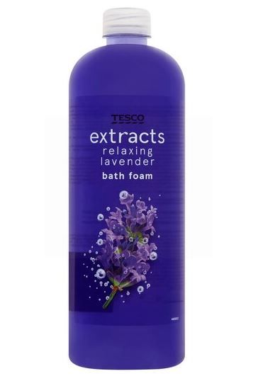 Tesco Extracts Bath Foam - Relaxing Lavender - 1L