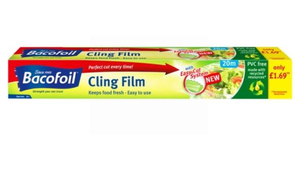 Bacofoil Cling Film - 20m x 32.5cm - Price Marked £1.69