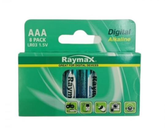 Raymax AAA Battery - Pack Of 8