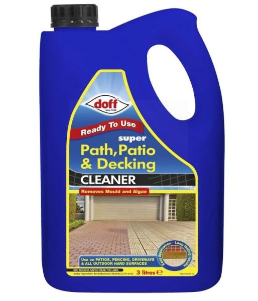 Doff Ready to Use Super Path, Patio & Decking Cleaner - 3L