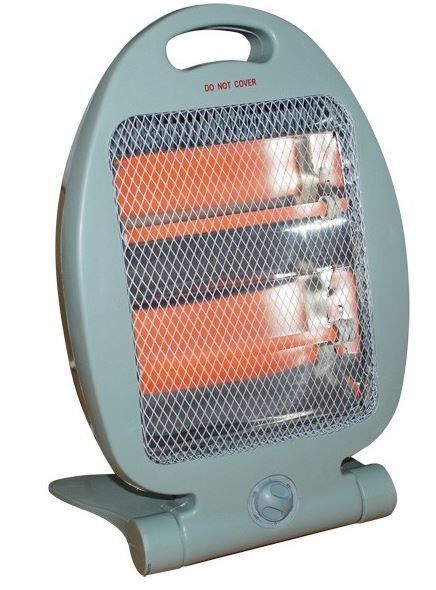 Portable Quartz Electric Heater - 800W 