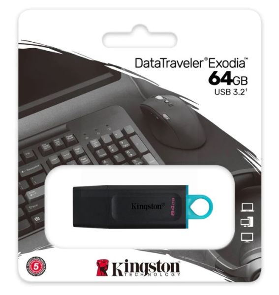 Kingston USB Data Traveler Exodia - USB 3.2 - G1 - 64GB