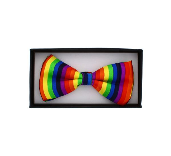 RAINBOW BOW TIE IN GIFT BOX