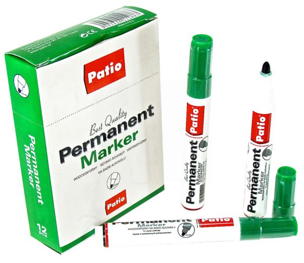 Patio Quality Permanent Green Markers 