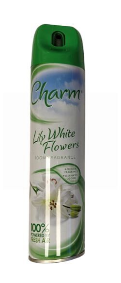 Charm Fresh Air Room Fragrance Spray - Lily White Flowers - 240ml