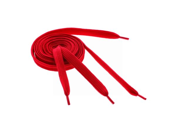 RED THICK SHOE LACES