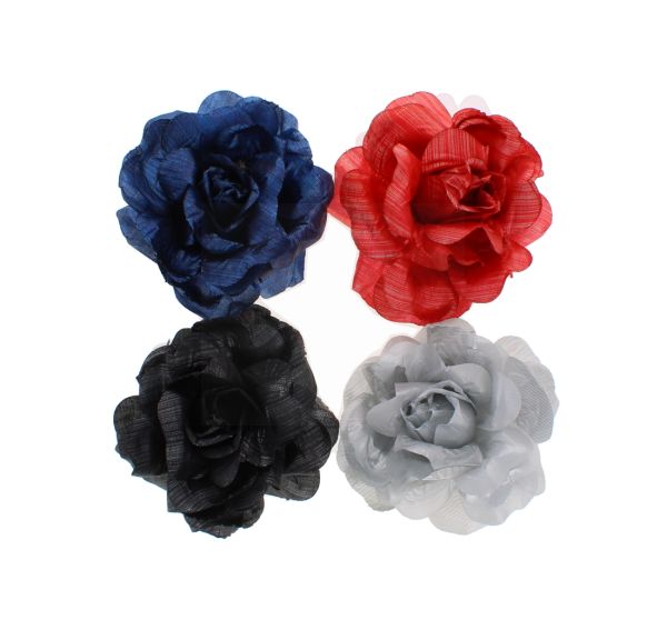 WOMENS SHIMMER HAIR CLIP ASSORTED COLOURS