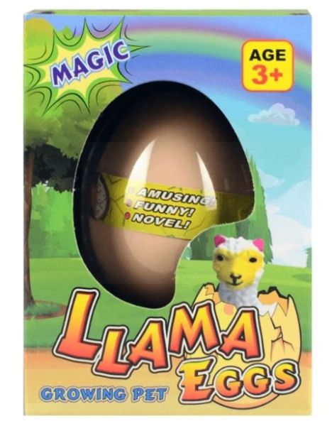 Magic Llama Egg - 4 Assorted Colours 