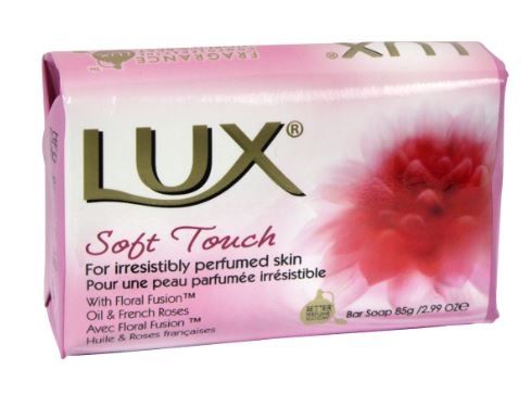 Lux Soft Touch Bar Soap with Floral Fusion Oil & French Roses - 85G