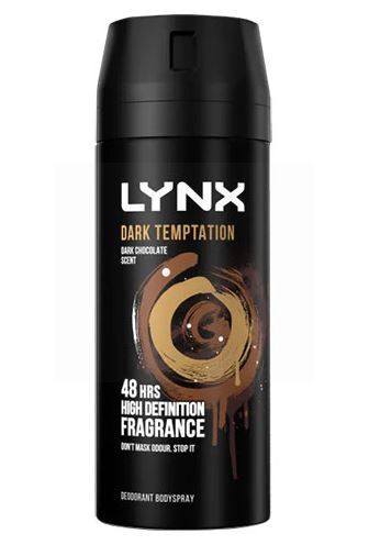 Lynx Deodorant & Body Spray - 48 Hour Fresh - Dark Temptation - 150ml