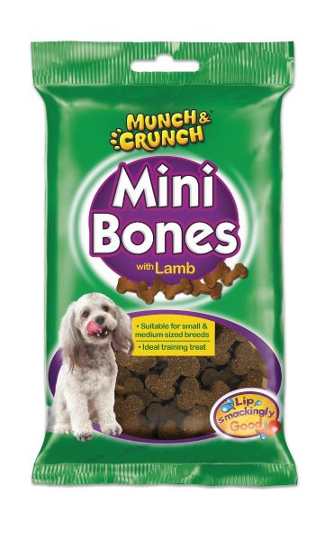 Munch & Crunch Mini Bones with Lamb - 140g - Exp: 09/24
