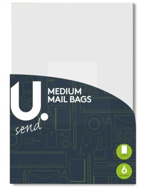 U Send Medium Mailing Bag - 24 X 32 cm - Pack Of 6