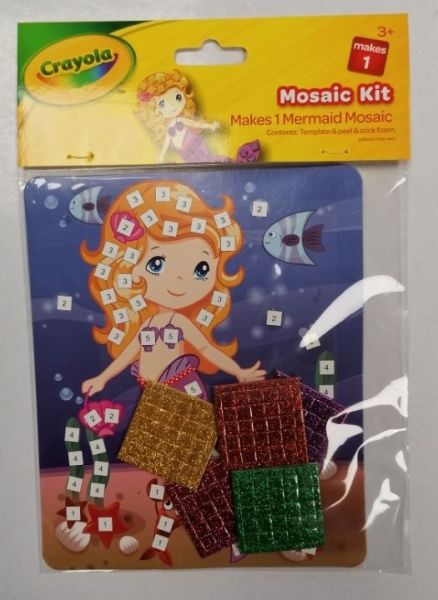 Crayola Mermaid Mosaic Kit - Colours May Vary
