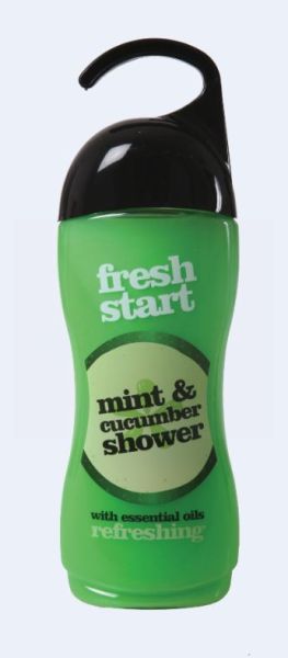 Xpel Brand - Fresh Start Mint And Cucumber Shower Gel With Essential Oils - Refreshing - 420Ml