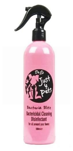 Dr J's Just 4 Dogs Bactericidal Cleaning Disinfectant - Bacteria Blitz - 500ml