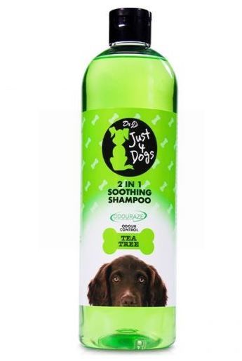 Dr J's Just 4 Dogs 2-in-1 Soothing Shampoo with Odour Control - Tea Tree - 500ml