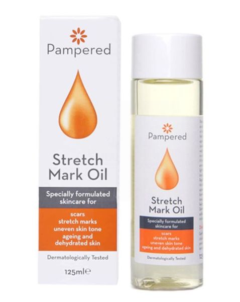 Pampered Stretch Mark Oil - Dermatologically Tested - 125ml