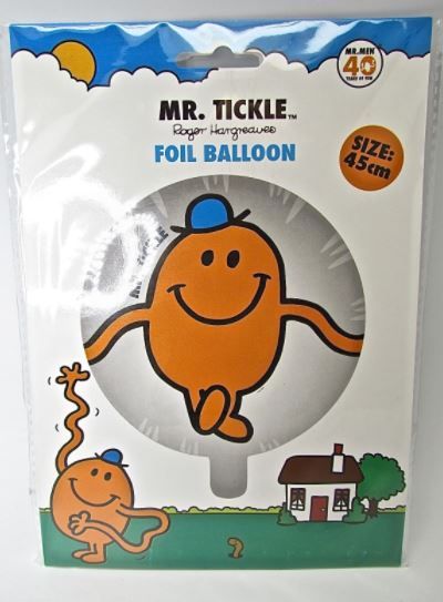 Little Miss Princess And Mr Tickle Birthday Party Foil Balloons - Assorted - 45Cm 
